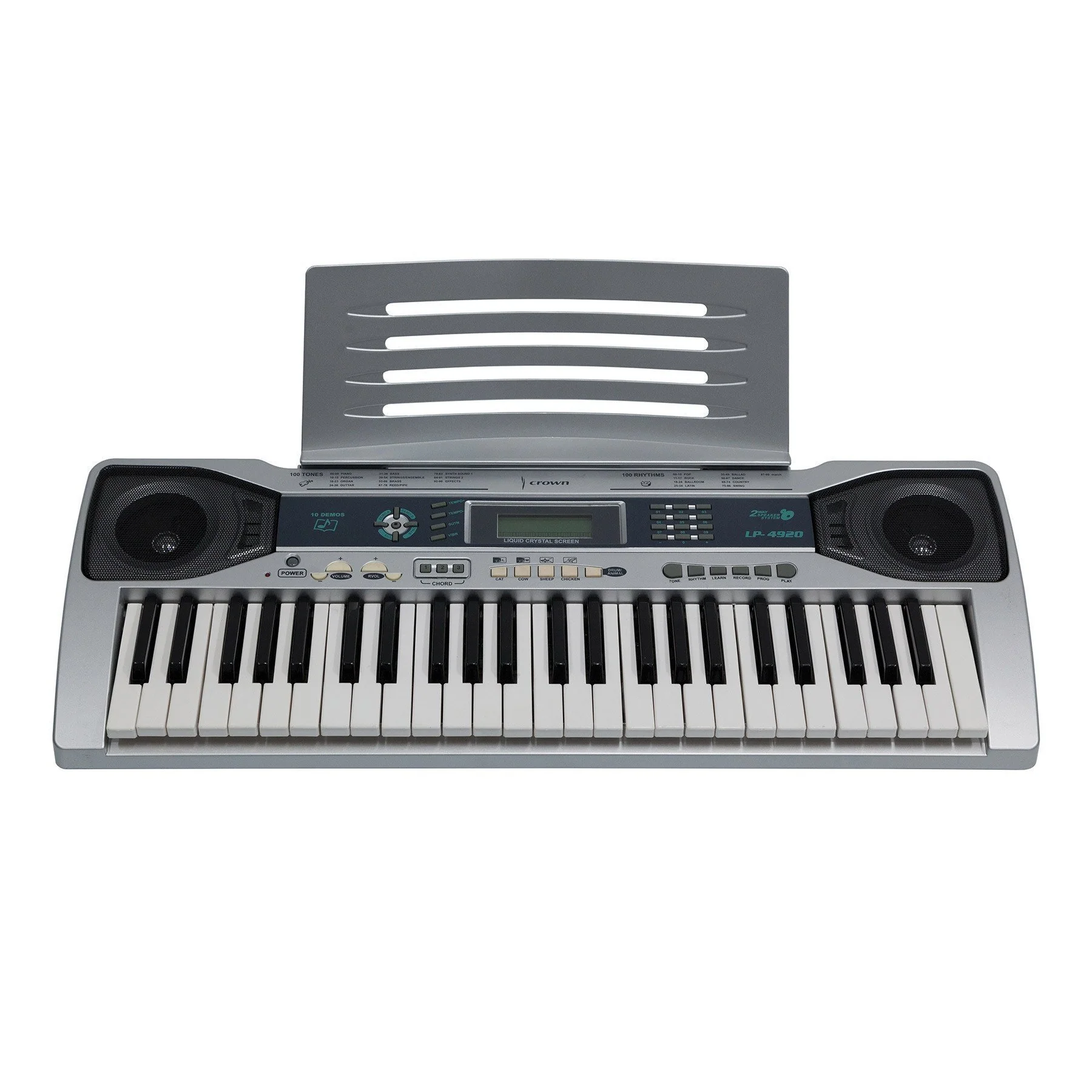 Crown 49 Note Portable Electronic Keyboard with Teaching Function