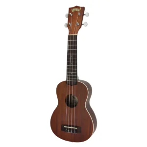 Mojo ’60 Series’ Mahogany Solid Top Electric Soprano Ukulele with Gig Bag (Natural Satin)