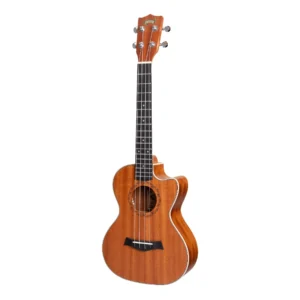 Mojo ‘Traditional Series’ All Mahogany Cutaway Tenor Ukulele with Gig Bag (Natural Satin)